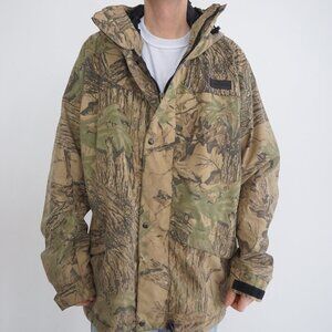 Gander Mountain Performance Realtree Camo Zip-Up Waterproof Jacket M-XL